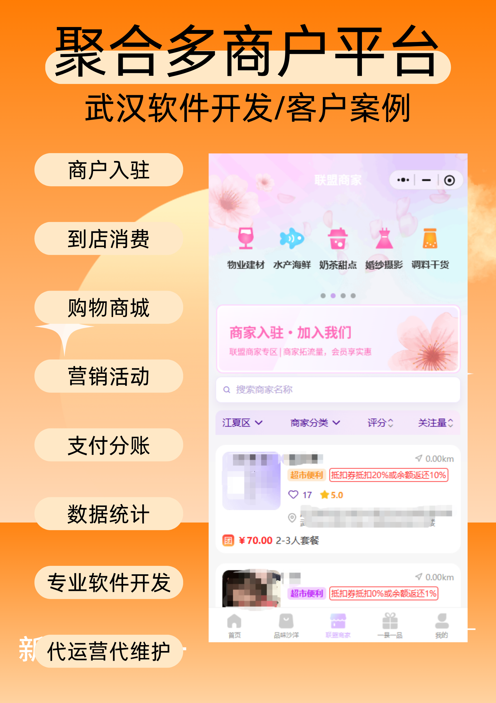 聚合多商户平台